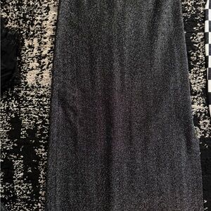 Women's Black Shimmer Pencil Skirt VINTAGE GREENECASTLE large